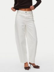 Vero Moda Jeansy Billie 10341028 Biały Barrel Fit. Białe jeansy Vero Moda, bez wzorów. Za 229.99 zł.