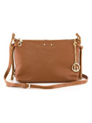 Lia Biassoni Skórzana torebka "Arroscia" w kolorze jasnobrązowym - 27 x 18 x 10 cm rozmiar: onesize. Brązowe torby na ramię Lia Biassoni, bez wzorów, z materiału, na ramię, bez dodatków. Za 260.99 zł.