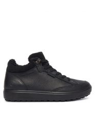 ECCO Trzewiki Soft 7 Tred GORE-TEX 45049301001 Czarny. Czarne botki ecco, bez wzorów, z gore-texu, bez obcasa, na płaskiej podeszwie, bez zapięcia. Za 799.99 zł.