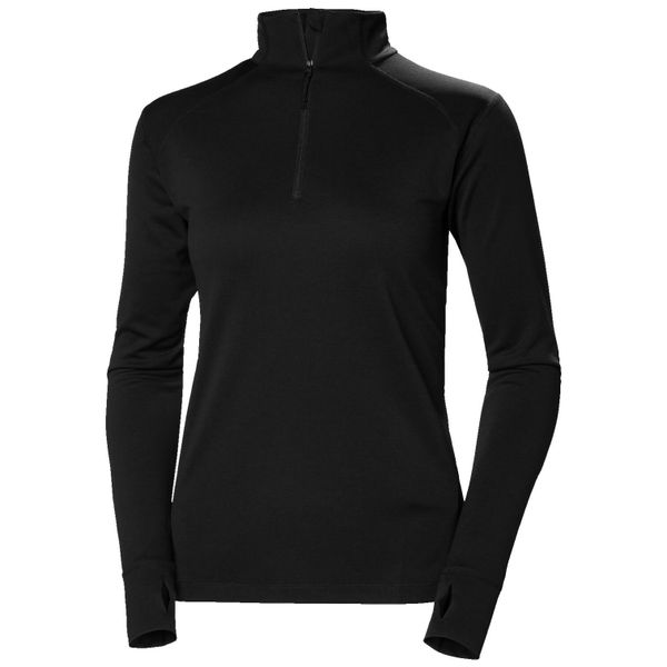 Bluza damska 1/2 zip Helly Hansen Lifa Tech Lite. Czarne bluzy Helly Hansen, xl, bez wzorów, bez kaptura. Za 319.15 zł.