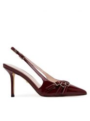 Marciano Guess Szpilki 5GGZ31 7231A Bordowy. Czerwone szpilki Marciano Guess, z aplikacjami, ze skóry, bez obcasa, na szpilce, bez zapięcia. Za 669.99 zł.