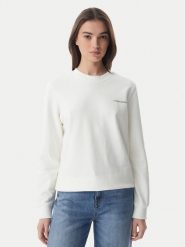Tommy Jeans Bluza Ess Logo DW0DW22829 Biały Regular Fit. Białe bluzy Tommy Jeans, xs, bez wzorów, z bawełny, bez kaptura. Za 329.99 zł.