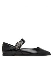 Buffalo Baleriny Marly Riv 1621044 Czarny. Czarne baleriny Buffalo, bez wzorów, ze skóry, bez obcasa. Za 349.99 zł.