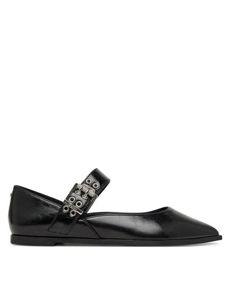 Buffalo Baleriny Marly Riv 1621044 Czarny. Czarne baleriny Buffalo, bez wzorów, ze skóry, bez obcasa. Za 306.99 zł.