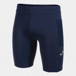 Legginsy Joma Elite X niebieskie do biegania. Niebieskie legginsy Joma, bez wzorów, z poliamidu. W wyprzedaży za 147.75 zł.