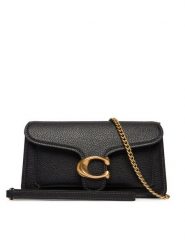 Coach Torebka Tabby Chain CBF14 Czarny. Czarne listonoszki Coach, bez wzorów, ze skóry, bez dodatków. Za 1,599.00 zł.