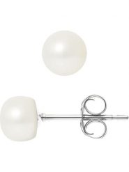 Pearline Kolczyki-wkrętki z perłami w kolorze białym rozmiar: onesize. Białe kolczyki Pearline, z perłą, złote. Za 209.95 zł.