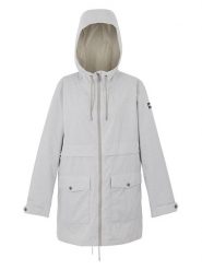 Regatta Kurtka przeciwdeszczowa "Navaeh" w kolorze szarym rozmiar: 48. Szare kurtki sportowe Regatta, bez wzorów, bez kaptura, outdoorowe. Za 170.07 zł.