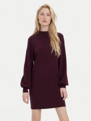 Vero Moda Sukienka dzianinowa Nancy 10249116 Fioletowy Loose Fit. Fioletowe sukienki Vero Moda, m, bez wzorów, z dzianiny, bez kołnierzyka, bez ramiączek. Za 219.99 zł.