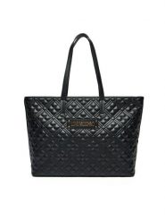 LOVE MOSCHINO Torebka JC4166PP1MLA0000 Czarny. Czarne shopper Love Moschino, bez wzorów, ze skóry, bez dodatków. Za 519.99 zł.