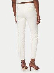 Rinascimento Spodnie materiałowe CFC0128638003 Biały Slim Fit. Białe spodnie materiałowe Rinascimento, m, bez wzorów, z materiału. Za 399.99 zł.