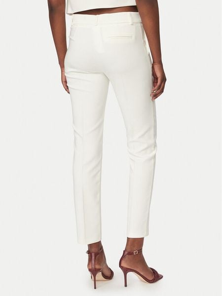 Rinascimento Spodnie materiałowe CFC0128638003 Biały Slim Fit. Białe spodnie materiałowe Rinascimento, xl, bez wzorów, z materiału. Za 290.99 zł.