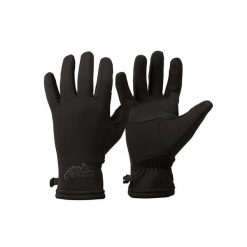 Rękawice turystyczne jesienno zimowe Tracker Outback. Czarne rękawiczki HELIKON-TEX, bez wzorów, z tkaniny, sportowe. Za 103.99 zł.