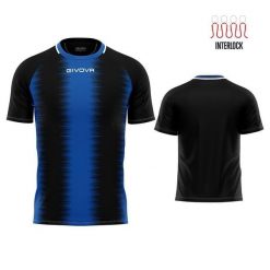 Koszulka Sportowa Givova Stripe - Komfort i Wydajność. Czarne koszulki sportowe Givova, bez wzorów, z poliesteru, bez ramiączek, do piłki nożnej. Za 145.99 zł.