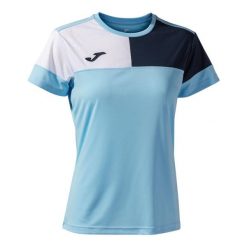 Damski jersey Joma Crew V. Białe koszulki sportowe Joma, bez wzorów, z jersey, bez ramiączek, do piłki nożnej. Za 122.50 zł.