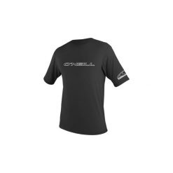 Koszulka ONEILL Basic Skins S/S Sun Shirt. Czarne bluzki O'Neill, s, bez wzorów, ze skóry, sportowe, bez kołnierzyka, bez ramiączek. Za 184.00 zł.