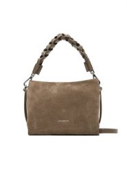 Coccinelle Torebka P6P Boheme Suede Bimaterial E1 P6P 58 01 01 Brązowy. Brązowe torebki klasyczne Coccinelle, bez wzorów, ze skóry, bez dodatków. Za 1,499.00 zł.