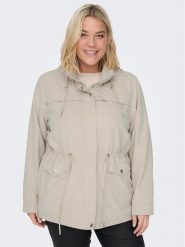 ONLY Carmakoma Parka New Starline 15278695 Beżowy Regular Fit. Brązowe parki Only Carmakoma, z syntetyku, bez kaptura. Za 159.99 zł.