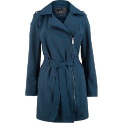 Kurtka softshell "biker" z paskiem bonprix ciemnoniebieski. Niebieskie kurtki sportowe bonprix, bez wzorów, z softshellu, bez kaptura. Za 189.99 zł.