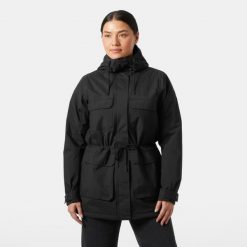 Parka dla kobiet Helly Hansen Escape. Czarne parki Helly Hansen, na jesień, s, z materiału, biznesowe, bez kaptura. Za 1,030.10 zł.