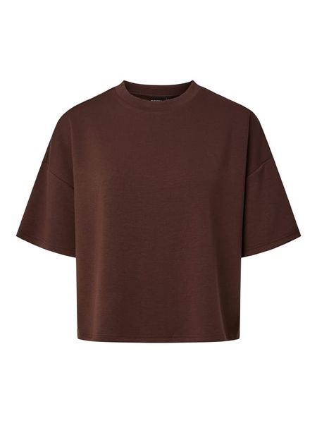 Pieces Koszulka w kolorze brązowym rozmiar: XL. Brązowe bluzki Pieces, s, bez wzorów, z wiskozy, klasyczne, bez kołnierzyka, bez ramiączek. Za 85.95 zł.