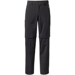Spodnie turystyczne Vaude Farley Stretch ZO Pants II. Czarne spodnie narciarskie Maloja, s, bez wzorów, z elastanu, narciarskie. Za 519.19 zł.