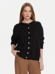 Kontatto Kardigan 3M0978C Czarny Relaxed Fit. Czarne kardigany Kontatto, m, bez wzorów, z wełny. Za 589.99 zł.