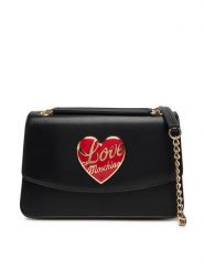 LOVE MOSCHINO Torebka JC4184PP1NLP0000 Czarny. Czarne torebki klasyczne Love Moschino, bez wzorów, ze skóry, bez dodatków. Za 1,019.00 zł.