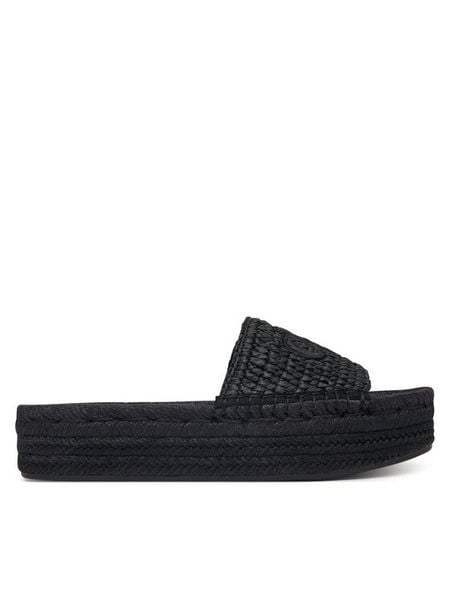Calvin Klein Espadryle Ebeth HW0HW02895 Czarny. Czarne espadryle Calvin Klein, bez wzorów, z syntetyku, bez obcasa, bez zapięcia. Za 274.99 zł.