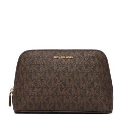 Kosmetyczka MICHAEL Michael Kors. Brązowe kufry i kosmetyczki MICHAEL Michael Kors, bez wzorów, bez dodatków. Za 339.99 zł.