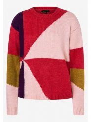 More & More Sweter w kolorze czerwono-jasnoróżowo-fioletowym rozmiar: 38. Czerwone swetry More & More, s, bez wzorów, z materiału, bez ramiączek. Za 162.87 zł.