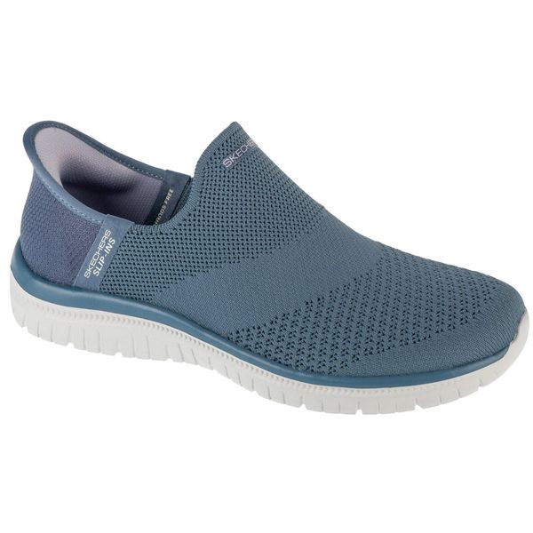Buty sportowe Sneakersy damskie, Slip-ins: Virtue - Sleek. Niebieskie obuwie sportowe Skechers, bez zapięcia, trekkingowe, Skechers Sport. Za 299.99 zł.