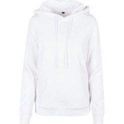 Podstawowa Bluza Damska. Białe bluzy BUILD YOUR BRAND, xl, bez wzorów, bez kaptura. Za 131.99 zł.
