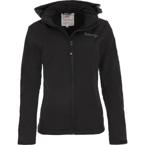 Glemo Spitsbergen Damska Kurtka Softshell - Wiatroodporna. Czarne kurtki sportowe ZONE PERFECT, bez wzorów, z softshellu, bez kaptura. Za 270.99 zł.