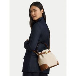 Torebka LAUREN RALPH LAUREN. Brązowe torebki klasyczne Lauren Ralph Lauren, bez wzorów, bez dodatków. Za 1,698.99 zł.