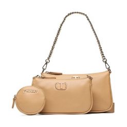 Torebka TWINSET. Brązowe torebki klasyczne Twinset, bez wzorów, bez dodatków. Za 419.99 zł.