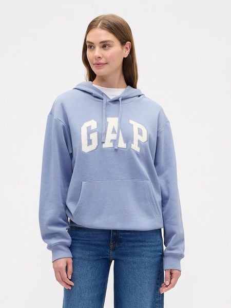 GAP Bluza w kolorze błękitnym rozmiar: L. Niebieskie bluzy GAP, l, bez wzorów, z kapturem. Za 108.49 zł.