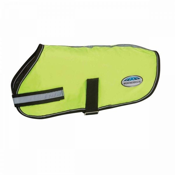 Odblaskowy płaszcz dla psa Weatherbeeta Comfitec Parka 300D. Żółte parki WEATHERBEETA, z materiału, bez kaptura. Za 225.00 zł.