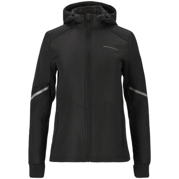 Bluza hybrydowa damska Endurance Princey PrimaLoft®. Czarne bluzy ENDURANCE, uniwersalny, z aplikacjami, z elastanu, bez kaptura. Za 449.99 zł.