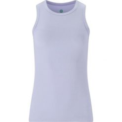 Damski tank top Athlecia Madilyn. Fioletowe topy Athlecia, bez wzorów, bez kołnierzyka, bez ramiączek. Za 119.50 zł.