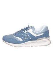 New Balance Skórzane sneakersy "997" w kolorze błękitnym rozmiar: 36,5. Niebieskie trampki New Balance, bez wzorów, z materiału, bez zapięcia. Za 303.06 zł.