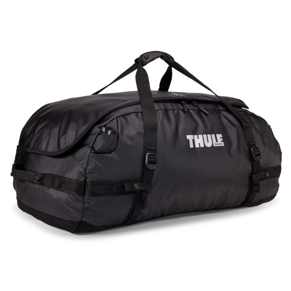 Torba podróżna Thule Chasm 90 L - black/black. Czarne torby podróżne THULE, bez wzorów. Za 608.99 zł.