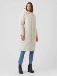 Vero Moda Płaszcz zimowy Adelaloa 10267606 Écru Regular Fit. Płaszcze Vero Moda, na zimę, m, bez wzorów, z syntetyku, bez kaptura. Za 239.99 zł.