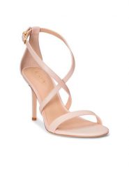 Lauren Ralph Lauren Sandały Gabriele 802904245001 Różowy. Czerwone sandały Lauren Ralph Lauren, bez wzorów, ze skóry, bez obcasa, na słupku, bez zapięcia. Za 779.99 zł.