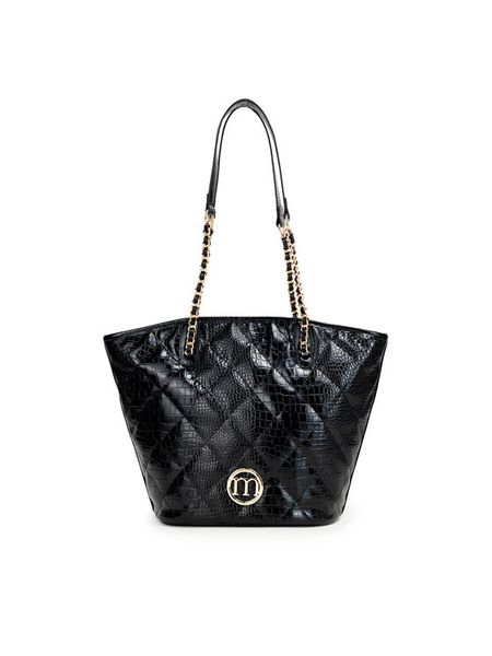 Monnari Torebka TORIMP0-24Z-BAG4090-KM20D000 Czarny. Czarne torebki klasyczne Monnari, bez wzorów, ze skóry, bez dodatków. Za 119.99 zł.