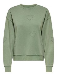 ONLY Bluza w kolorze zielonym rozmiar: L. Zielone bluzy Only, l, bez wzorów, bez kaptura. Za 136.45 zł.