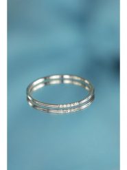 DIAMANTA Złoty pierścionek "Alliance Humilité" z diamentami rozmiar: 50. Szare pierścionki DIAMANTA, z diamentem, złote. Za 817.99 zł.