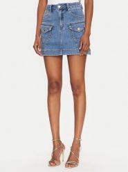 MET Spódnica jeansowa M10 182GN Niebieski Regular Fit. Niebieskie spódnice MET, m, bez wzorów, z bawełny. Za 439.99 zł.