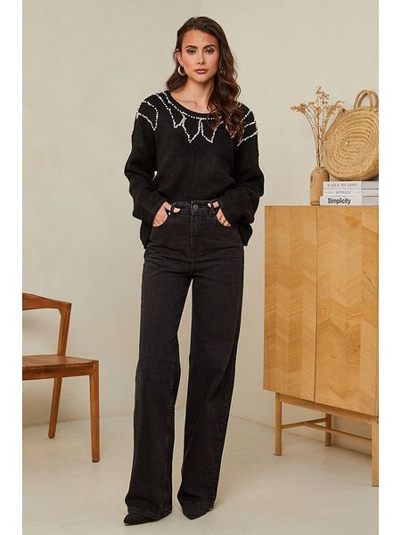 Soft Cashmere Sweter w kolorze czarnym rozmiar: 34/36. Czarne swetry Soft Cashmere, bez wzorów, z kaszmiru, bez ramiączek. Za 125.27 zł.