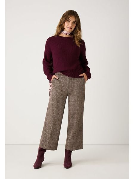 More & More Sweter w kolorze bordowym rozmiar: 46. Czerwone swetry More & More, bez wzorów, bez ramiączek. Za 125.85 zł.